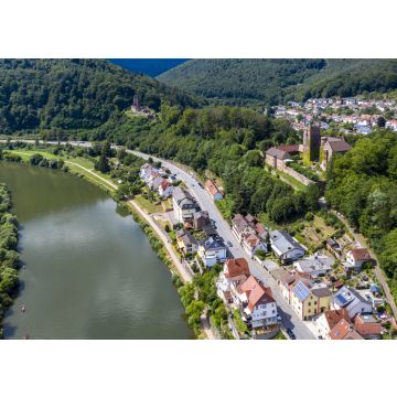 Lais Puzzle - Luftbild des Vierburgenecks bei Neckarsteinach, Baden-Württemberg, Deutschland - 100, 200, 500 & 1.000 Teile