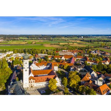 Lais Puzzle - Luftbild, Klosterkirche und Kloster Ursberg der Franziskaner St. Josefskongregation, Ursberg, Bayern, Deutschland - 100, 200, 500 & 1.000 Teile