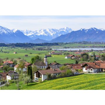 Lais Puzzle - Blick über Aidling zum Riegsee und ins Zugspitz-Massiv - 100, 200, 500 & 1.000 Teile