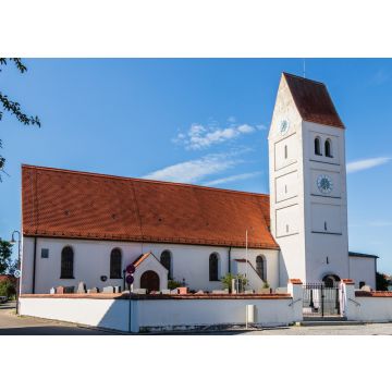 Lais Puzzle - Gemeinde Germering, Landkreis Fürstenfeldbruck, Oberbayern, Deutschland: Kirche, Kirche St. Jakob - 100, 200, 500 & 1.000 Teile