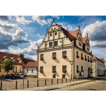 Lais Puzzle - niemegk, deutschland - altstadt mit altem rathaus - 100, 200, 500 & 1.000 Teile