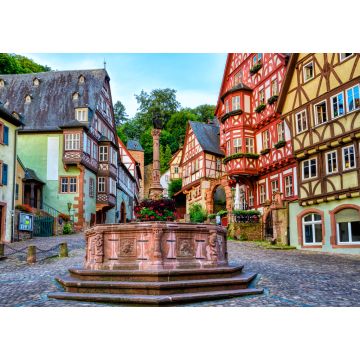 Lais Puzzle - Mittelalterliche Fachwerk-Altstadt von Miltenberg, Deutschland - 1.000 Teile