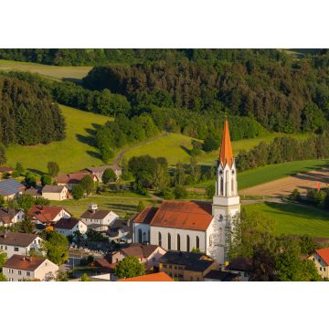Lais Puzzle - Blick über die Stadt Zell in der Oberpfalz, Bayern, Deutschland im späten Nachmittagssonnenlicht - 100, 200, 500 & 1.000 Teile