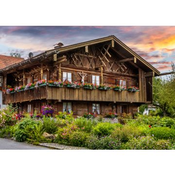 Lais Puzzle - Altes hölzernes Bauernhaus in Bernried am Starnberger See, Bayern, Deutscland - 100, 200, 500 & 1.000 Teile