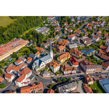 Lais Puzzle - Poppenhausen aus der Luft | Luftbilder vom Dorf Poppenhausen in Hessen - 100, 200, 500 & 1.000 Teile