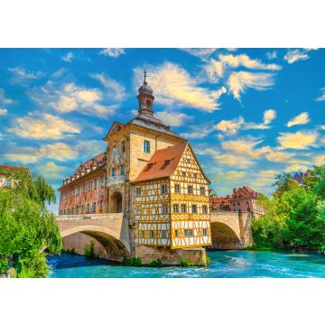 Lais Puzzle - Das alte Rathaus über der Regnitz in Bamberg, Franken, Bayern, Deutschland - 100, 200, 500 & 1.000 Teile
