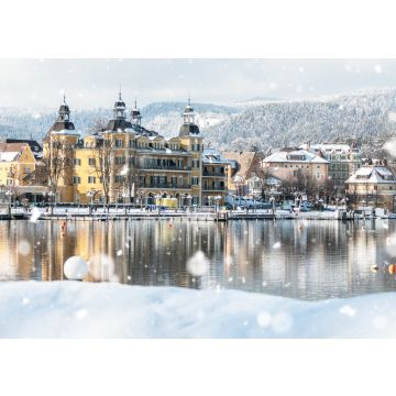 Lais Puzzle - Velden, Schloss am Wörthersee, Wintermärchen in Kärnten, Österreich - 100, 200, 500 & 1.000 Teile