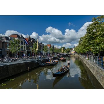 Lais Puzzle - Leeuwarden-Kanal mit Booten und Menschen - 100, 200, 500 & 1.000 Teile