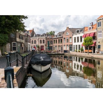 Lais Puzzle - Traditionelle hölzerne Segelschiffe im Wasserkanal. Alter historischer Hafen von Schiedam, die Niederlande - 100, 200, 500 & 1.000 Teile