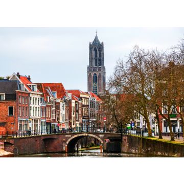 Lais Puzzle - Blick auf die Altstadt mit Dom-Turm in Utrecht, Niederlande während der bewölkten Tag - 100, 200, 500 & 1.000 Teile