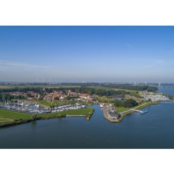 Lais Puzzle - Luftaufnahme der befestigten Stadt Willemstad, Moerdijk in der Provinz Noord-Brabant, Niederlande. Sternförmige Festungsanlagen wurden im späten fünfzehnten Jahrhundert entwickelt - 100, 200, 500 & 1.000 Teile