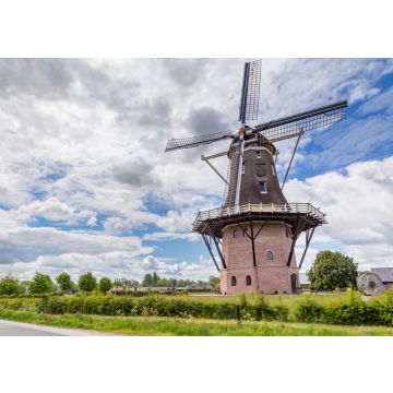 Lais Puzzle - Niederländische Windmühle Puurveense Molen im kleinen Dorf Kootijkerbroek, an der Veluwe, in der Gemeinde Barneveld, Gelderland, Niederlande - 100, 200, 500 & 1.000 Teile