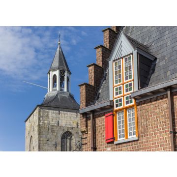 Lais Puzzle - Buntes Fenster und Kirchturm im Zentrum von Tubbergen, Niederlande - 100, 200, 500 & 1.000 Teile
