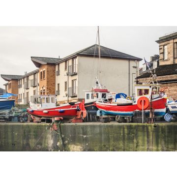Lais Puzzle - Kleine bunte Boote und Yachten im Hafen von Kirkcaldy Schottland - 100, 200, 500 & 1.000 Teile