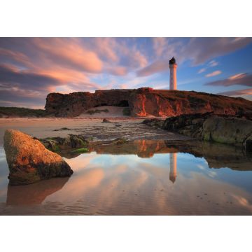 Lais Puzzle - Erstaunlich Sonnenuntergang über Lossiemouth Leuchtturm (Schottland UK) - 100, 200, 500 & 1.000 Teile