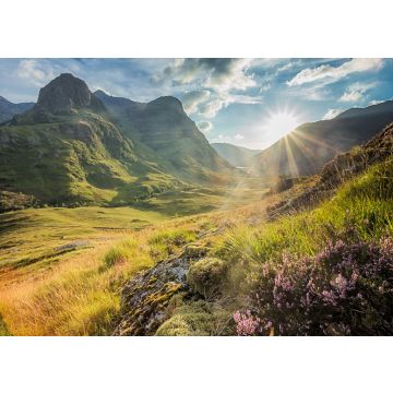Lais Puzzle - Talblick unterhalb der Berge von Glencoe, Lochaber, HIghlands, Schottland - 100, 200, 500 & 1.000 Teile