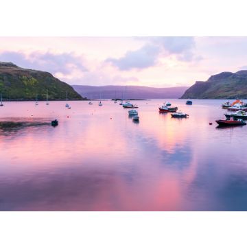 Lais Puzzle - Pink Sunset in Portree Harbor, Isle of Skye - 100, 200, 500 & 1.000 Teile