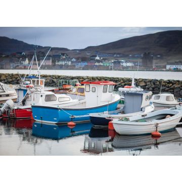 Lais Puzzle - Farbenfrohe kleine Fischerboote im Hafen von Scalloway, Shetland-Inseln, Schottland - 100, 200, 500 & 1.000 Teile