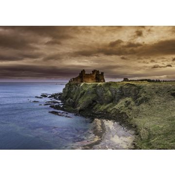 Lais Puzzle - Tantallon Castle in East Lothian, Schottland, ist eine halbzerstörte Klippenfestung aus der Mitte des 14. Jahrhunderts mit historischen Verbindungen zur Douglas-Dynastie, Maria, Königin der Schotten - 100, 200, 500 & 1.000 Teile