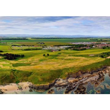 Lais Puzzle - Luftbildpanorama eines Golfplatzes in North Berwick, East Lothian, Schottland - 100, 200, 500 & 1.000 Teile