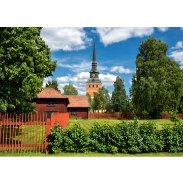 Lais Puzzle - Sommer in Mora im schwedischen Folklorebezirk Dalecarlia - 100, 200, 500 & 1.000 Teile