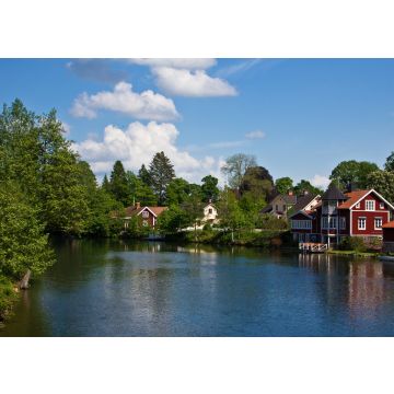 Lais Puzzle - Häuser am Fluss Motala - 100, 200, 500 & 1.000 Teile
