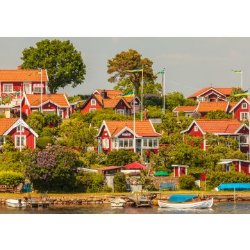 Lais Puzzle - Typische schwedische Holzhäuser in Karlskrona - 100, 200, 500 & 1.000 Teile