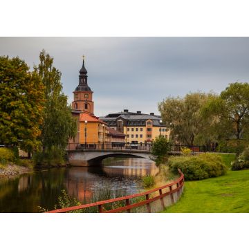 Lais Puzzle - Alter Schlepptau von Falun mit traditionellen roten schwedischen Holzhäusern. Grafschaft Dalarna, Schweden - 100, 200, 500 & 1.000 Teile