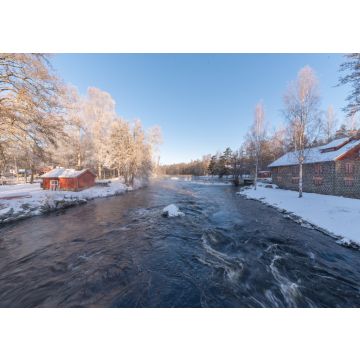 Lais Puzzle - Sonnenaufgang über Wasser am Knappforsen Lunedet bei Karlskoga Schweden - 100, 200, 500 & 1.000 Teile