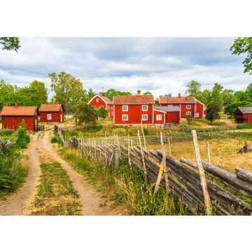 Lais Puzzle - Das historische Dorf Stensjo in Smaland, Schweden, von einer nahe gelegenen Landstraße aus gesehen - 100, 200, 500 & 1.000 Teile