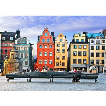 Lais Puzzle - Die Altstadt von Stockholm - eine beliebte Touristenattraktion. Schweden - 100, 200, 500 & 1.000 Teile