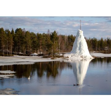 Lais Puzzle - zugefrorener See im Winter in Lycksele, Schweden - 100, 200, 500 & 1.000 Teile
