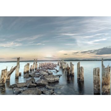 Lais Puzzle - Alter Pier bei Sonnenuntergang im Naturreservat in der Stadt Timrå, Schweden - 100, 200, 500 & 1.000 Teile