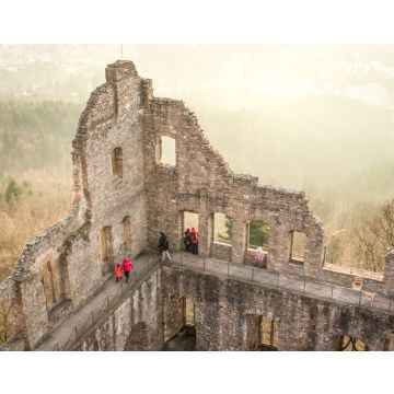 Lais Puzzle - Ruinen einer mittelalterlichen Burg in Deutschland - Altes Schloss Hohenbaden in Baden-Baden - 40, 100, 200, 500 & 1.000 Teile