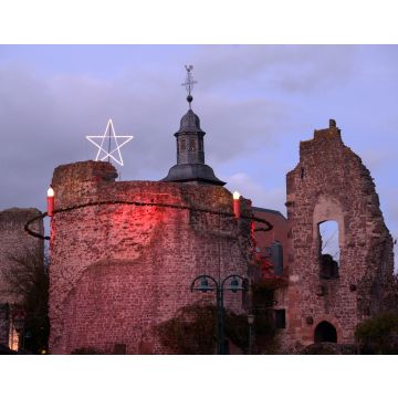 Lais Puzzle - Burg Hayn in Dreieichenhain mit Adventsschmuck - 40, 100, 200, 500 & 1.000 Teile