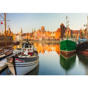 Lais Puzzle - Morgenstimmung in der Altstadt von Danzig in Polen - 100, 200, 500 & 1.000 Teile