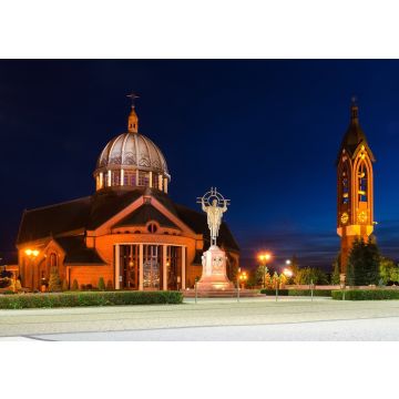 Lais Puzzle - Kirche bei Nacht, Tychy, Polen - 100, 200, 500 & 1.000 Teile
