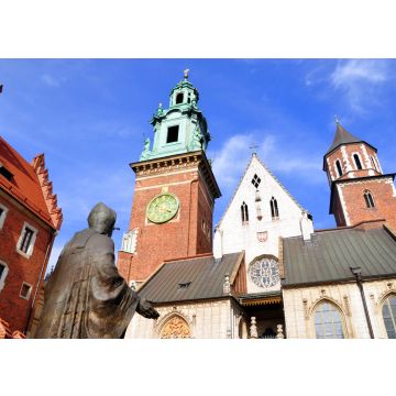 Lais Puzzle - Krakau - Statue von Papst Johannes Paul II. im Wawel-Schloss - 100, 200, 500 & 1.000 Teile