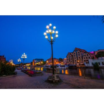 Lais Puzzle - Altstadt und Getreidespeicher am Fluss Brda bei Nacht. Bydgoszcz. Polen - 100, 200, 500 & 1.000 Teile