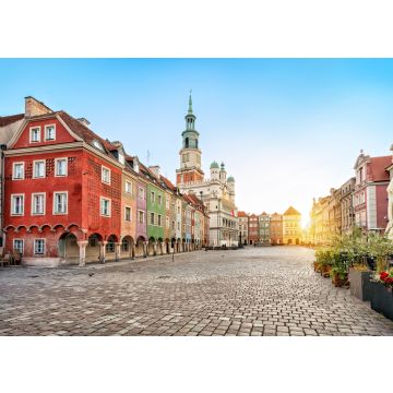 Lais Puzzle - Stary Rynek-Platz mit kleinen bunten Häusern und dem alten Rathaus in Poznan, Polen - 100, 200, 500 & 1.000 Teile