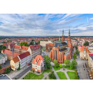 Lais Puzzle - Legnica, Polen. Luftpanorama der Stadt mit der Kathedrale St. Peter und Paul - 100, 200, 500 & 1.000 Teile