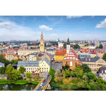 Lais Puzzle - Oppeln, Polen. Luftbild der Altstadt mit Turm des Rathauses und Kirche des Franziskanerklosters - 100, 200, 500 & 1.000 Teile