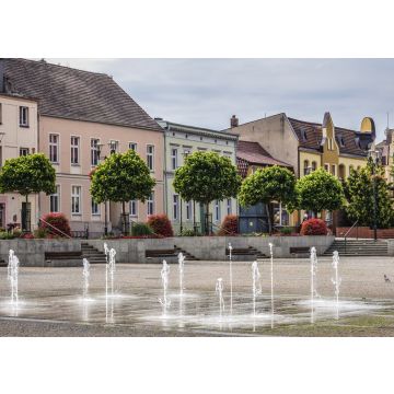 Lais Puzzle - Brunnen auf dem Freiheitsplatz in der Stadt Czarnkow, Region Großpolen (Wielkopolska), Polen - 100, 200, 500 & 1.000 Teile