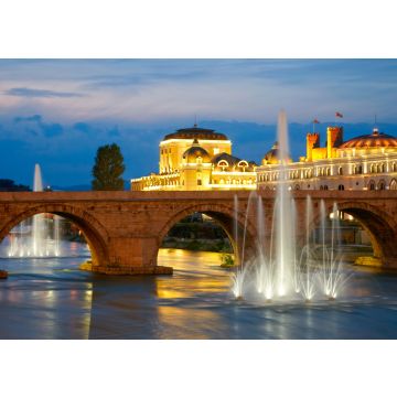 Lais Puzzle - Die nordmazedonische Hauptstadt Skopje. Alte Steinbrücke - 100, 200, 500 & 1.000 Teile