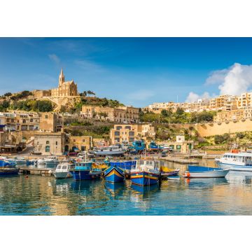 Lais Puzzle - Mgarr Fischerei- und Fährhafen in Gozo, Malta - 100, 200, 500 & 1.000 Teile