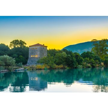 Lais Puzzle - Der venezianische Turm von Butrint, bei Sonnenaufgang in Albanien - 100, 200, 500 & 1.000 Teile