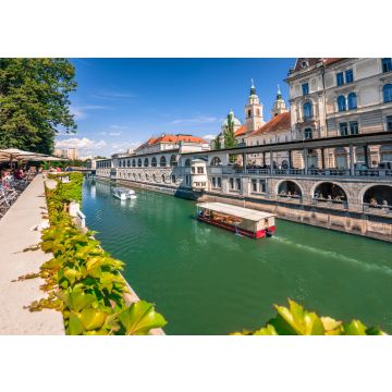 Lais Puzzle - Ljubljana / Slowenien mit Fluss Ljubljanica - 100, 200, 500 & 1.000 Teile