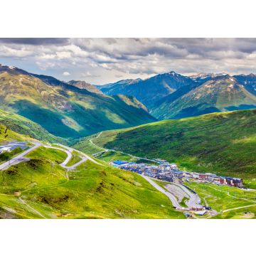 Lais Puzzle - Blick auf El Pas de la Casa von einem Berg aus - Andorra - 100, 200, 500 & 1.000 Teile