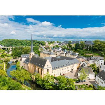 Lais Puzzle - Blick auf den Stadtteil Grund von Luxemburg-Stadt mit Neumünster - 100, 200, 500 & 1.000 Teile
