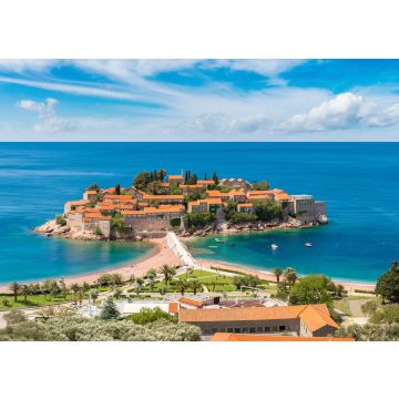 Lais Puzzle - Die Insel Sveti Stefan in Budva, Montenegro - 100, 200, 500 & 1.000 Teile